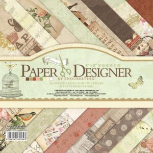 Giấy Scrapbook lồng chim