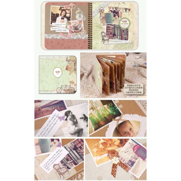 SET SCRAPBOOK DIY GÁY XOẮN VUÔNG 01