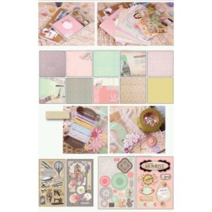 SET SCRAPBOOK DIY GÁY XOẮN VUÔNG 04