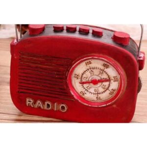 MÔ HÌNH CỔ ĐIỂN - RADIO MÀU ĐỎ