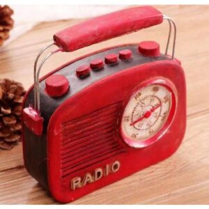 MÔ HÌNH CỔ ĐIỂN - RADIO MÀU ĐỎ