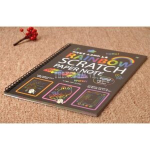 Sổ Scratch note rainbow