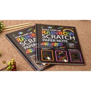 Sổ Scratch note rainbow