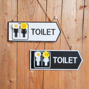 BẢNG GỖ TOILET - DECOR ĐỘC ĐÁO