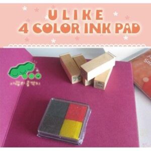 Hộp mực dấu 4 màu U like 4 ink pad 10g