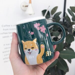 LY CỐC CÚN SHIBA LỚN DỄ THƯƠNG - QUÀ TẶNG BẠN BÈ - QUÀ TẶNG VĂN PHÒNG