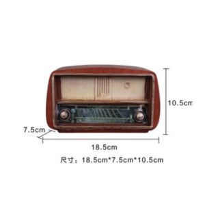 MÔ HÌNH CỔ ĐIỂN RADIO NÂU-QUÀ TẶNG ĐỘC ĐÁO-PHONG CÁCH CỔ ĐIỂN