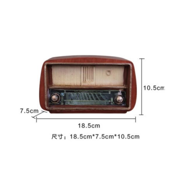 MÔ HÌNH CỔ ĐIỂN RADIO NÂU-QUÀ TẶNG ĐỘC ĐÁO-PHONG CÁCH CỔ ĐIỂN