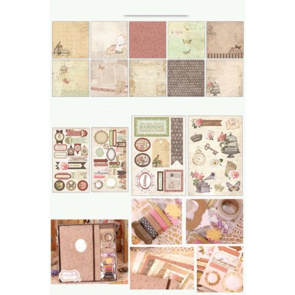 SET SCRAPBOOK DIY GIẤY GẤP 02