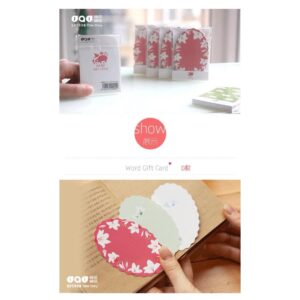 Bộ stick card thẻ bookmark ô van (18 miếng)