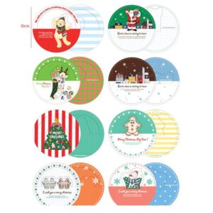 Bộ thiệp sticker Postcard Inconic Christmas