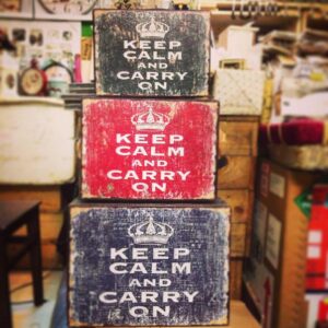 Set 3 Vali Vintage Keep Calm