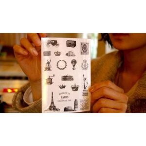 Stamp sticker reform your stationary bộ 6 tờ