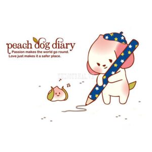 Sổ nhật ký kế hoạch Hello Peach Dog