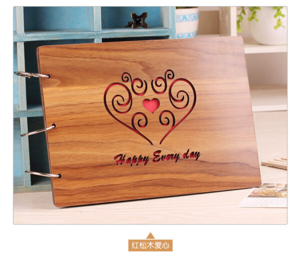 Album Gỗ Handmade HAPPY EVERY DAY - QUÀ TẶNG HANDMADE