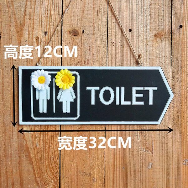 BẢNG GỖ TOILET - DECOR ĐỘC ĐÁO