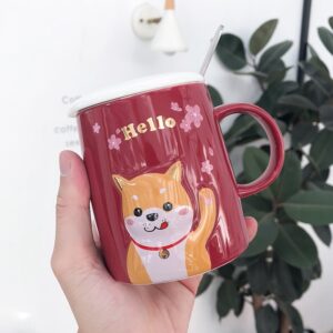 LY CỐC CÚN SHIBA LỚN DỄ THƯƠNG - QUÀ TẶNG BẠN BÈ - QUÀ TẶNG VĂN PHÒNG