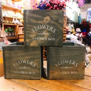 HỘP GỖ CẮM HOA WOODEN BOX