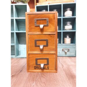 TỦ MINI ZAKKA 3 NGĂN NHỎ ĐỰNG ĐỒ CÁ NHÂN, TRANG TRÍ BÀN LÀM VIỆC, TRANG TRÍ GÓC KỆ