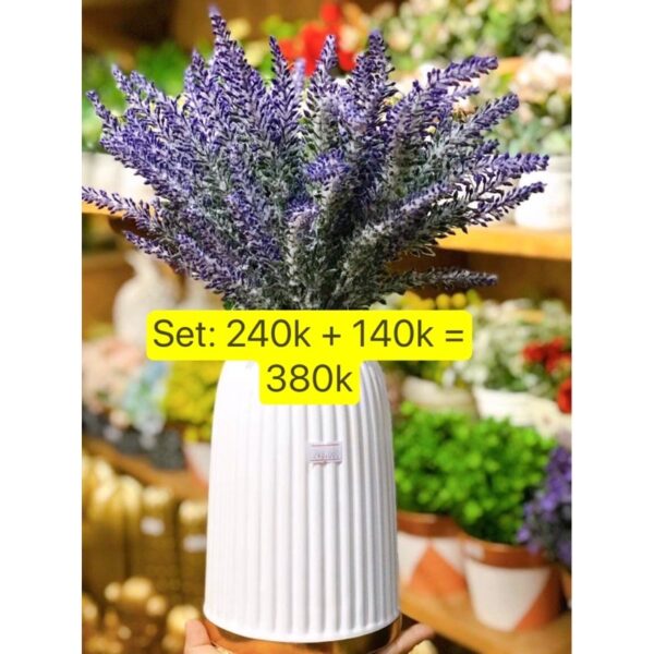 LAVENDER NHỰA CẮM BÌNH HOA TRANG TRÍ NHÀ (giá bán theo bụi)